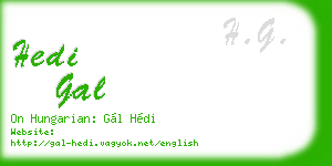 hedi gal business card